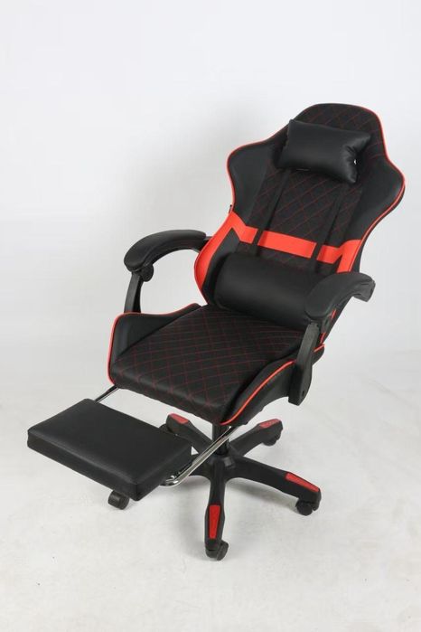 Игровое кресло с подставкой для ног — доставка и сборка бесплатно