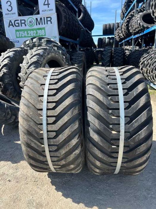 Cauciucuri noi 550/60-22.5 cu 18 pliuri marca BKT pentru remorca