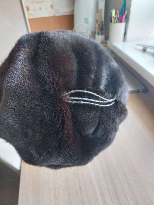 Норковый берет женский