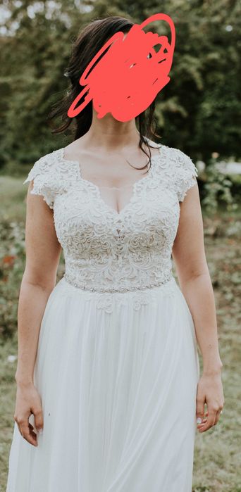 Rochie de mireasa White Lady marime 42 Matase naturala