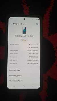 Samsung S20 FE 5G de 6 GB RAM 128 GB , SM-G781B , ca nou , peste A53