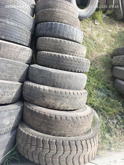 Продаются  БУ автомобильные шины      12.00R18  TAI SHAN (КИТАЙ)