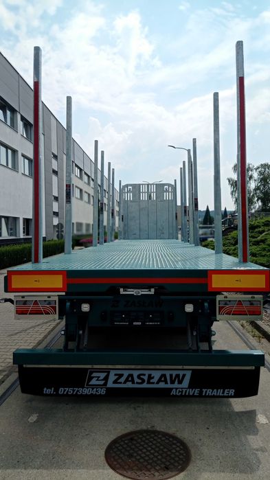 Semiremorca forestieră ZASLAW- PLATFORMĂ- OFERTA SPECIALA- STOC 2025 !