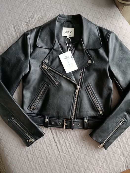 Кожено яке ONLY XS