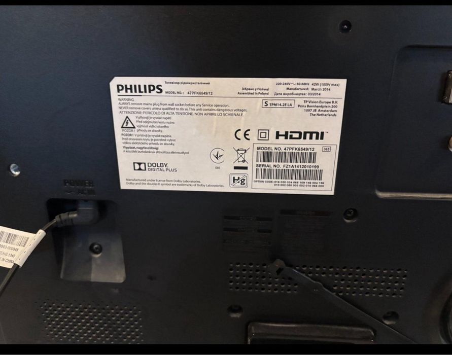 SmartTv Philips 47 zoll