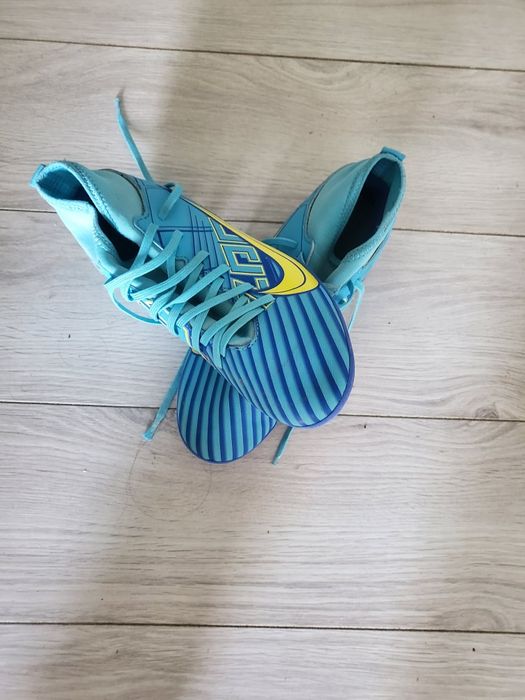 Papuci de fotbal Nike Kilian Mbappe Albaștri mărimea 38