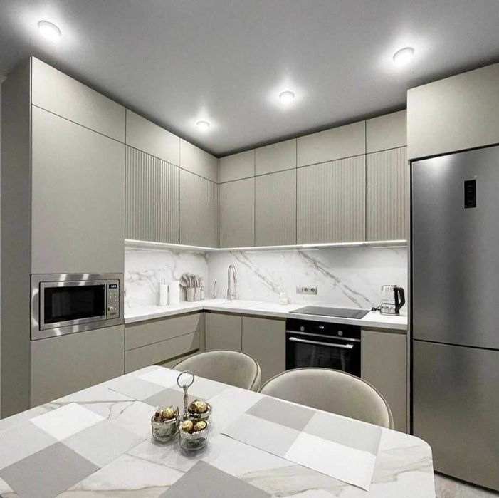 Кухонный Гарнитур Кухня Корпусная Мебель На Заказ Шкафы Гардеробные