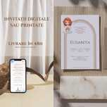 Invitații digitale botez - 40 lei