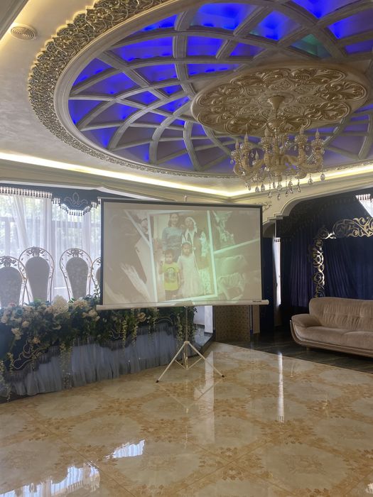 Проектор  мини караоке аренда Ас фильм слайдшоу экран