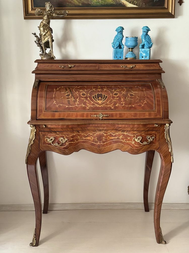 Comoda dulap birou secretaire baroc antic