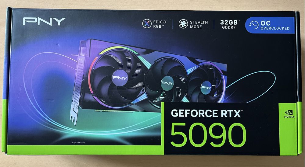 Placa video PNY GeForce RTX 5090, 32GB GDDR7