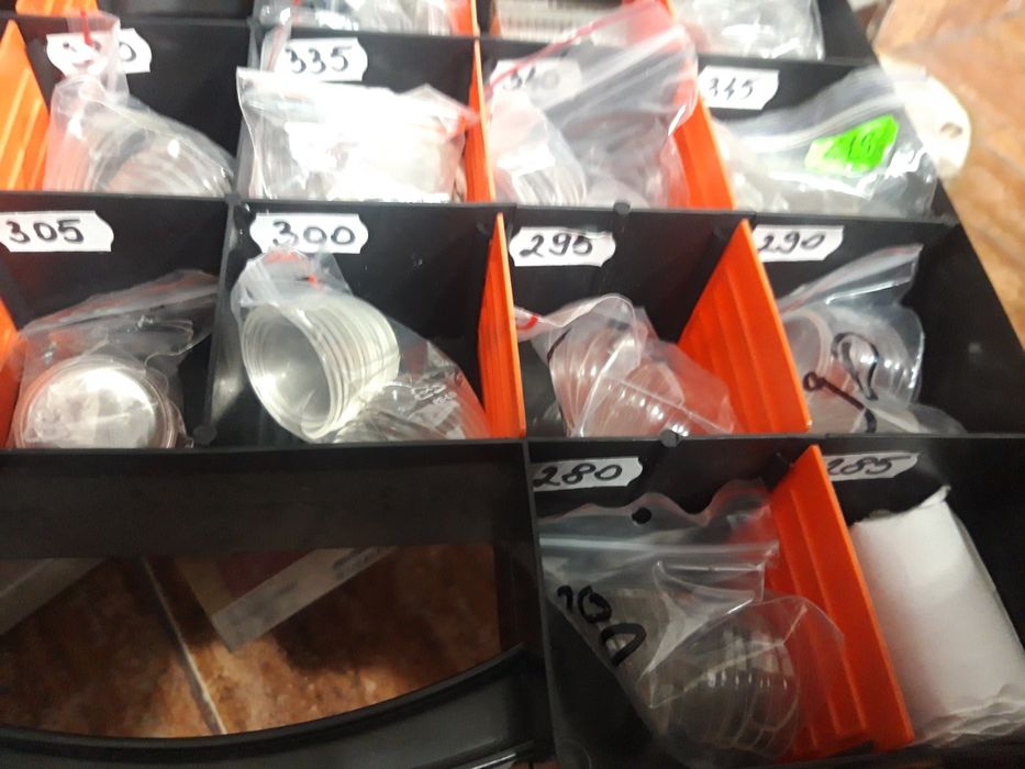 Geamuri din plexiglas noi pentru ceasuri, diverse marimi