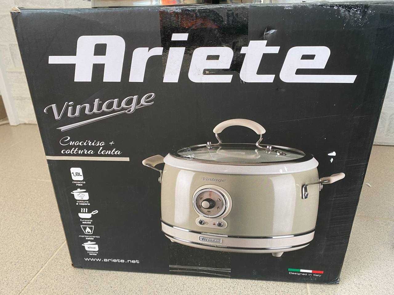 Мултикукър Ariete Vintage 2904 Slow Cooker 1.8L / 3.5L 650W Оризоварка