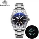 Ceas diver GMT Addiesdive AD2035 - SWISS Quartz 39mm - WR200m