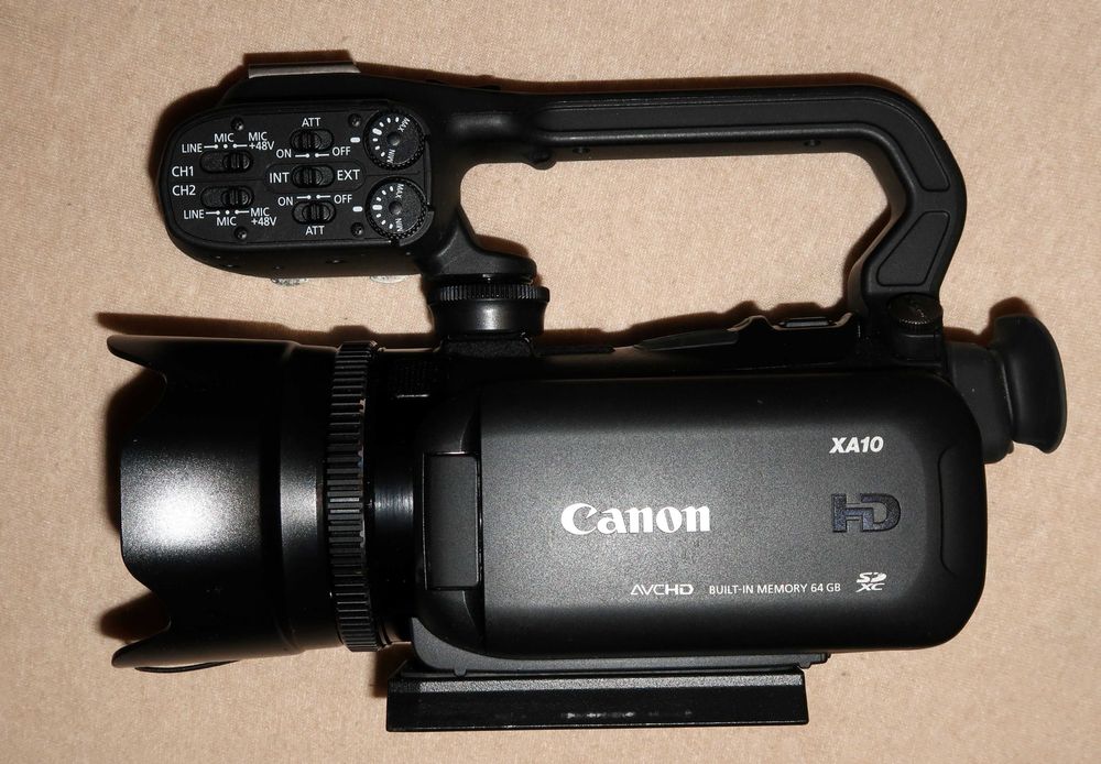 Camera video Canon XA 10 HD Memori64GB obiectiv 42,25-42,5 mm f/1-1,8