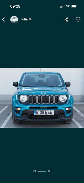 Jeep Renegade Primul proprietar, reviziile doar la reprezentanta, baterie schimbata.