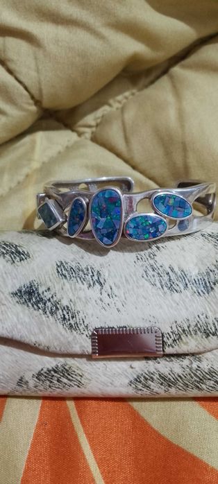 Масивна сребърна гривна