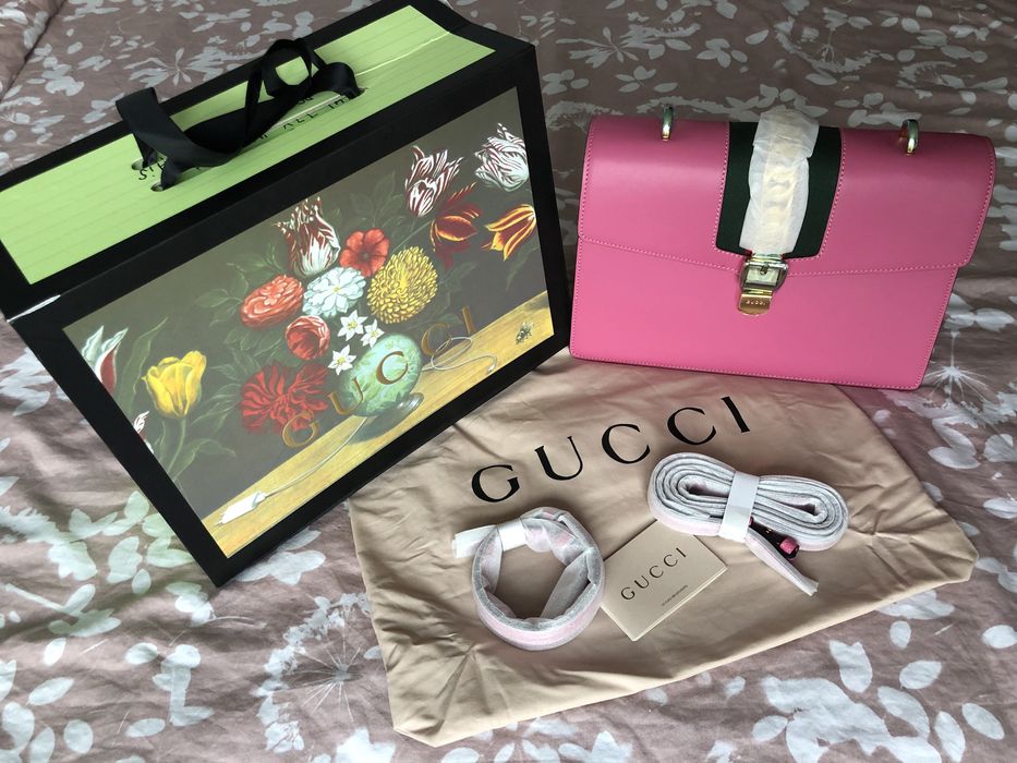 Кожена Чанта Gucci