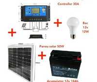 Pwm controller regulator incarcare panou fotovoltaic rulota