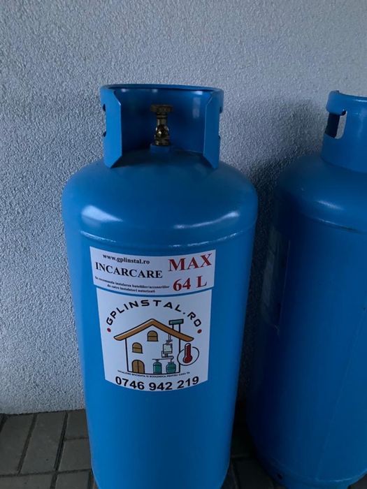BUTELIE GPL 80L centrala termica, aragaz, convector