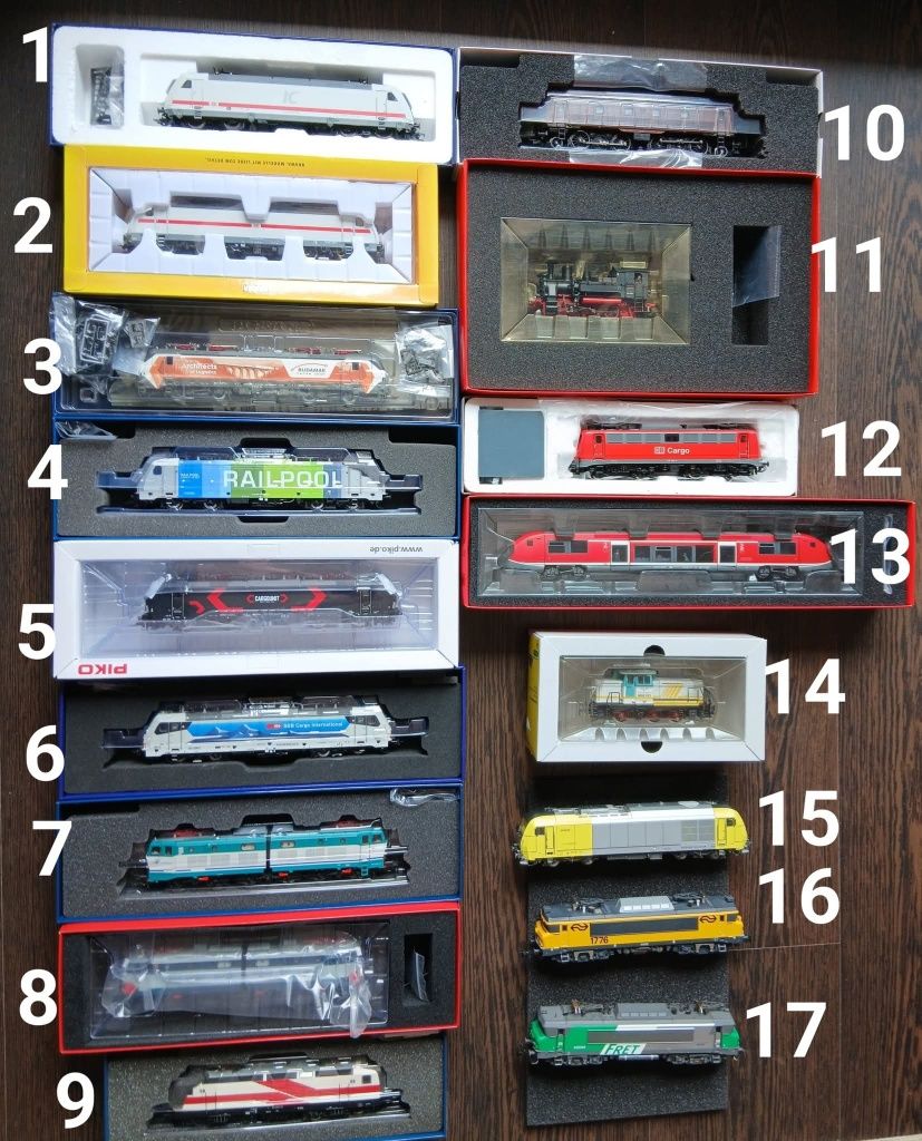 Locomotive electrice diesel scara HO trenulet electric piko roco