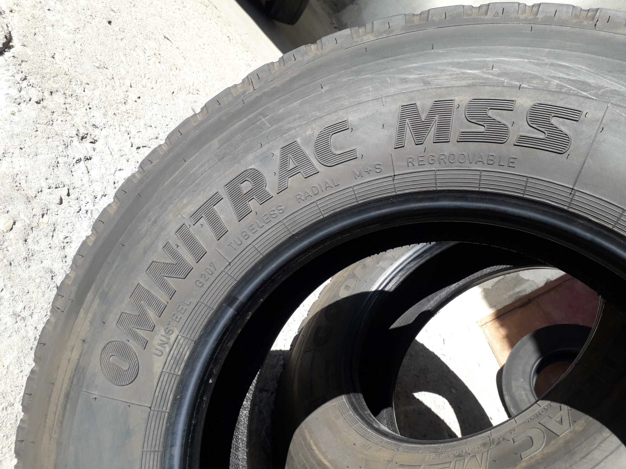 2 тежкотоварни гуми 11R22.5 Goodyear Omnitrac MSS G207 148/145K M+S