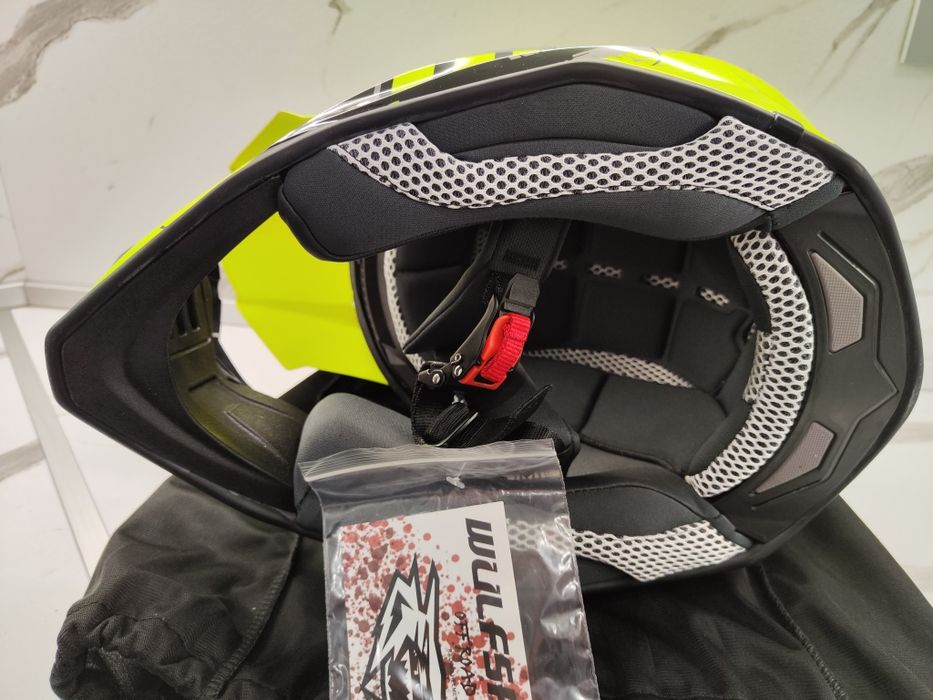 Каска за кросов мотор WULF OFF ROAD PRO размер L