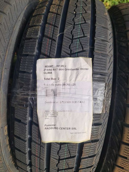 Vand set cauciucuri IARNA 215/60/R17