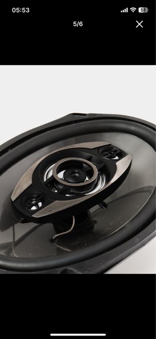 Pioneer авто звук 1000w колонки 2та янги резинви без усилител matiz