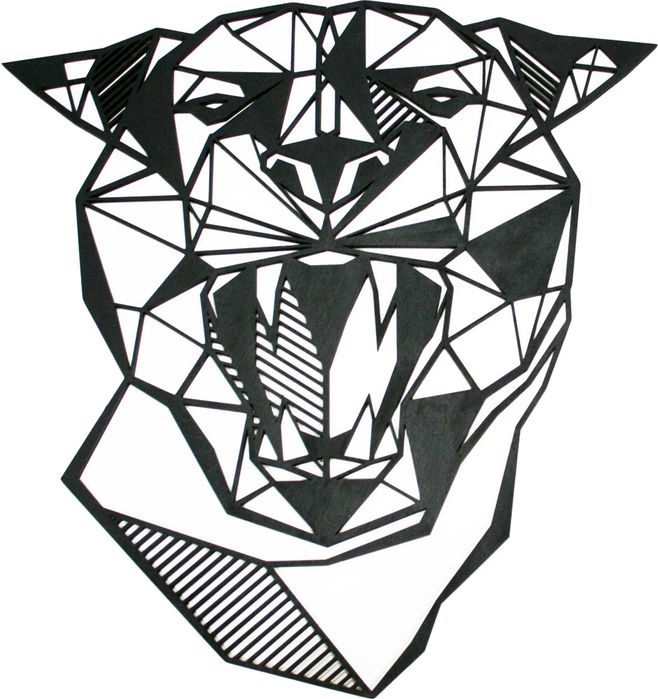 Декоративное панно "Пантера"