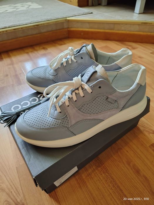 Кроссовки Ecco (Дания),телячья кожа,оригинал,новые,р-р 40