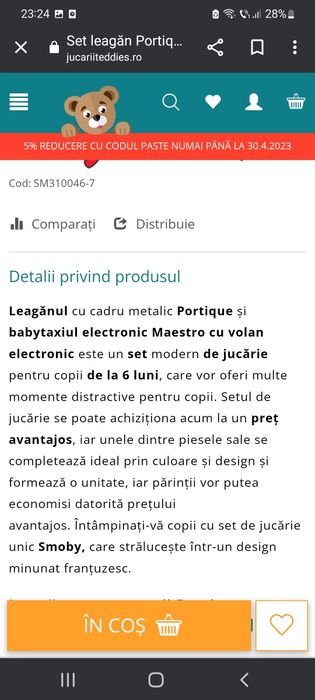 Leagăn + babytaxi