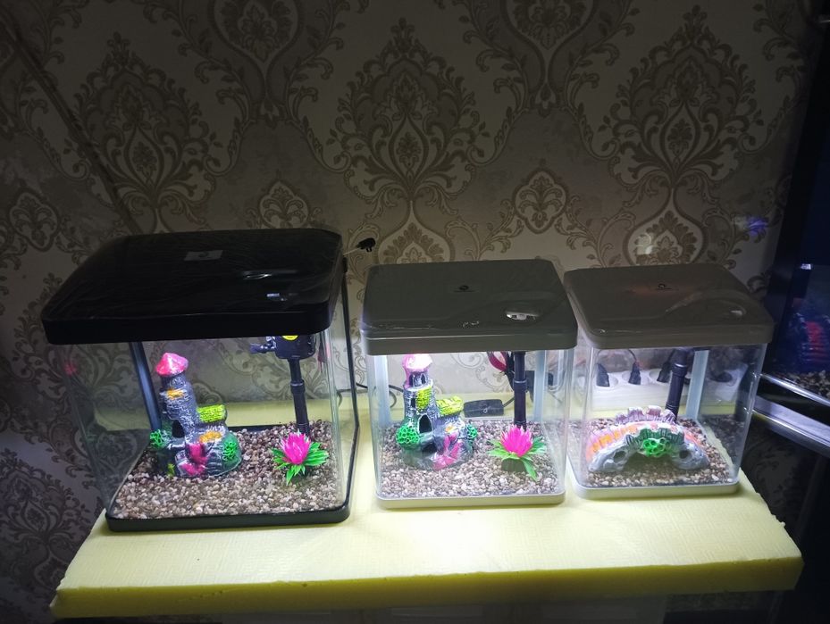 Хитой мини акрил аквариум комплект