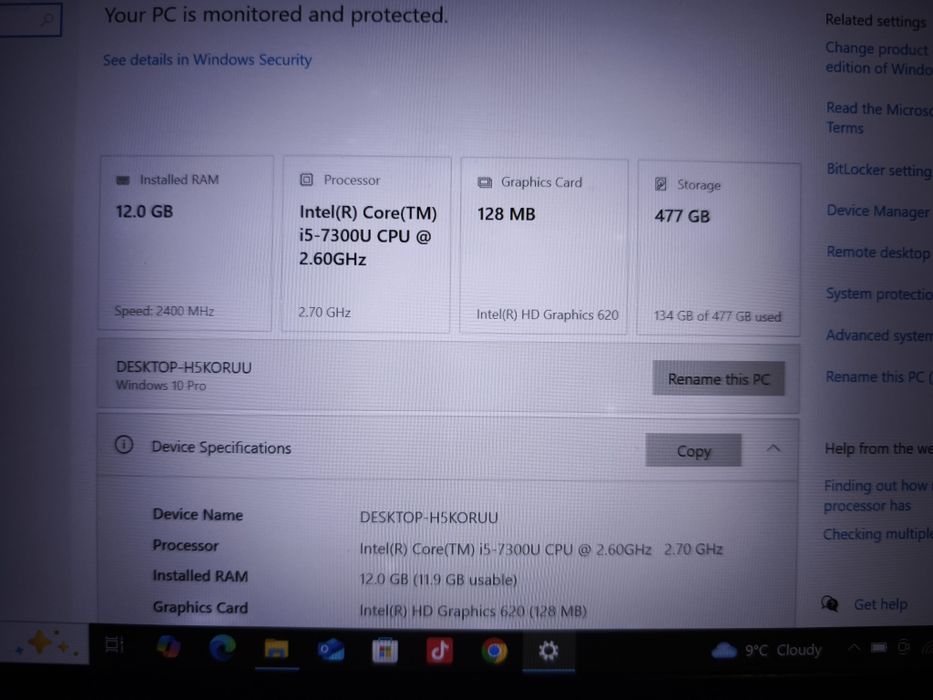 Dell • 12 GB Ram • 500SSD • i5 (7th) - Xiaomi Redmi Note 12 Pro 5G