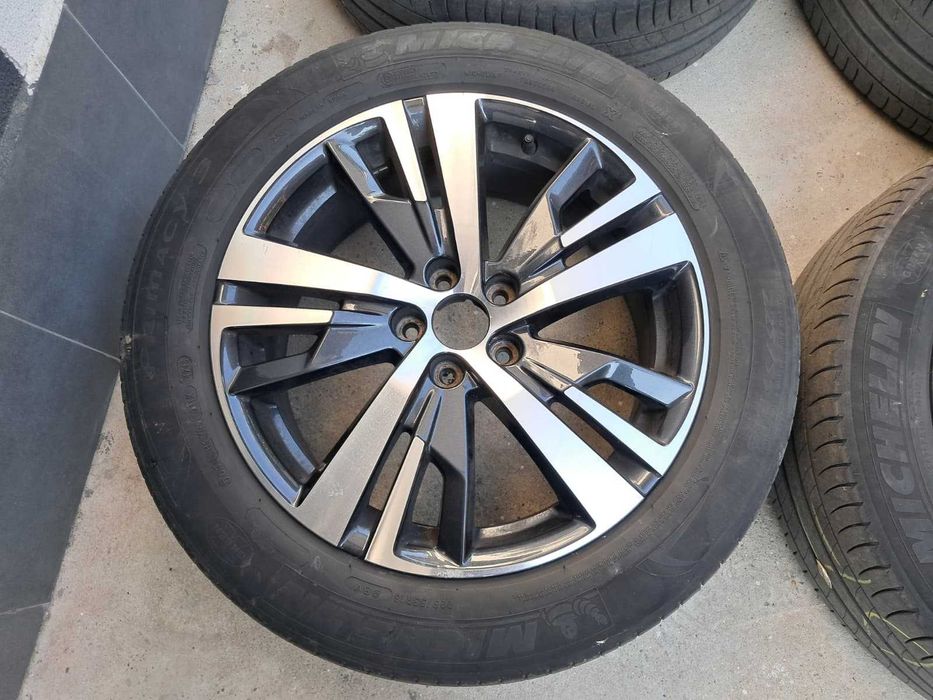 Set roti Peugeot Citroen anvelope vara Michelin 225/55 R18/jante Aliaj