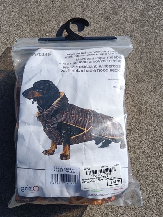 Haină cățel teckel