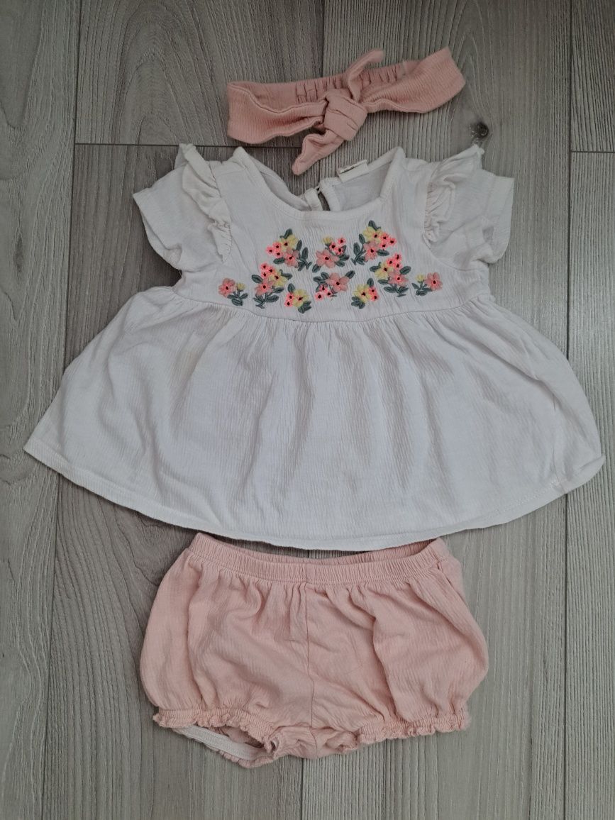 Set haine fetita (bluza , pantaloni , bentita) H&M si C&A