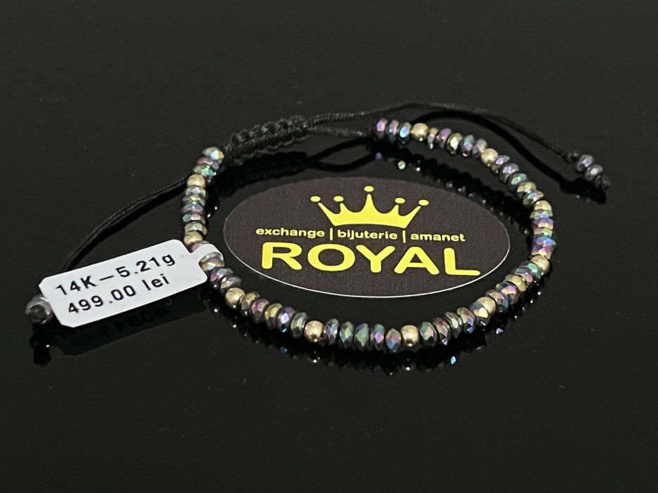 Bijuteria Royal CB : Bratara snur bile aur 14k 5,21 grame