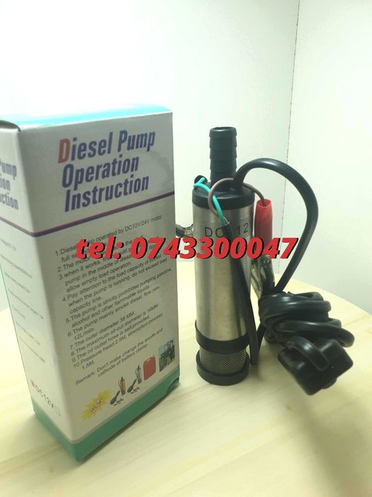 Pompa Submersibila Ulei Apa 12v  230v 38mm