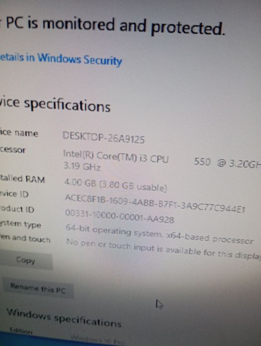 Fujitsu Calculator, Unitate PC i3, 4GB RAM, SSD
