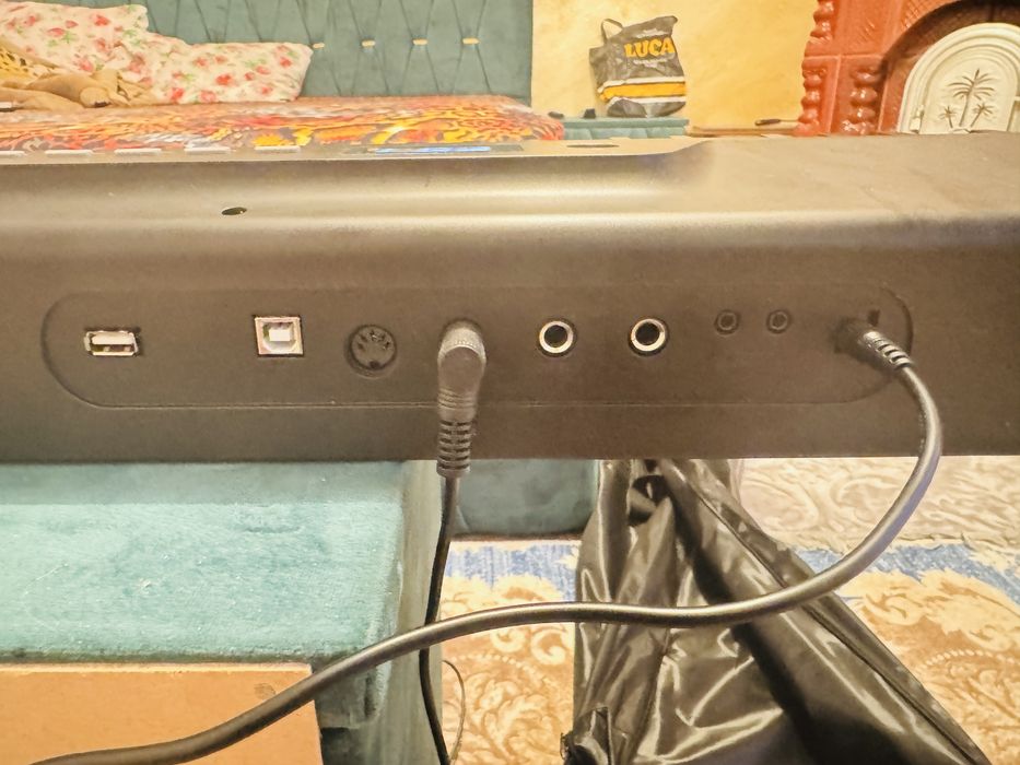 Orgă 88 taste cu husa si pedala de metal