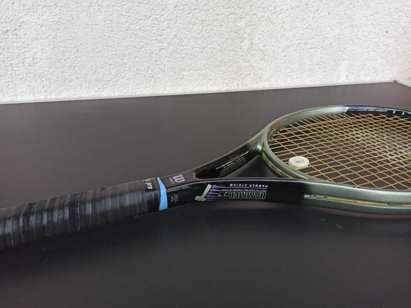 racheta tenis WILSON HAMMER 2.7 4 5/8 Grip dual taper beam pro's