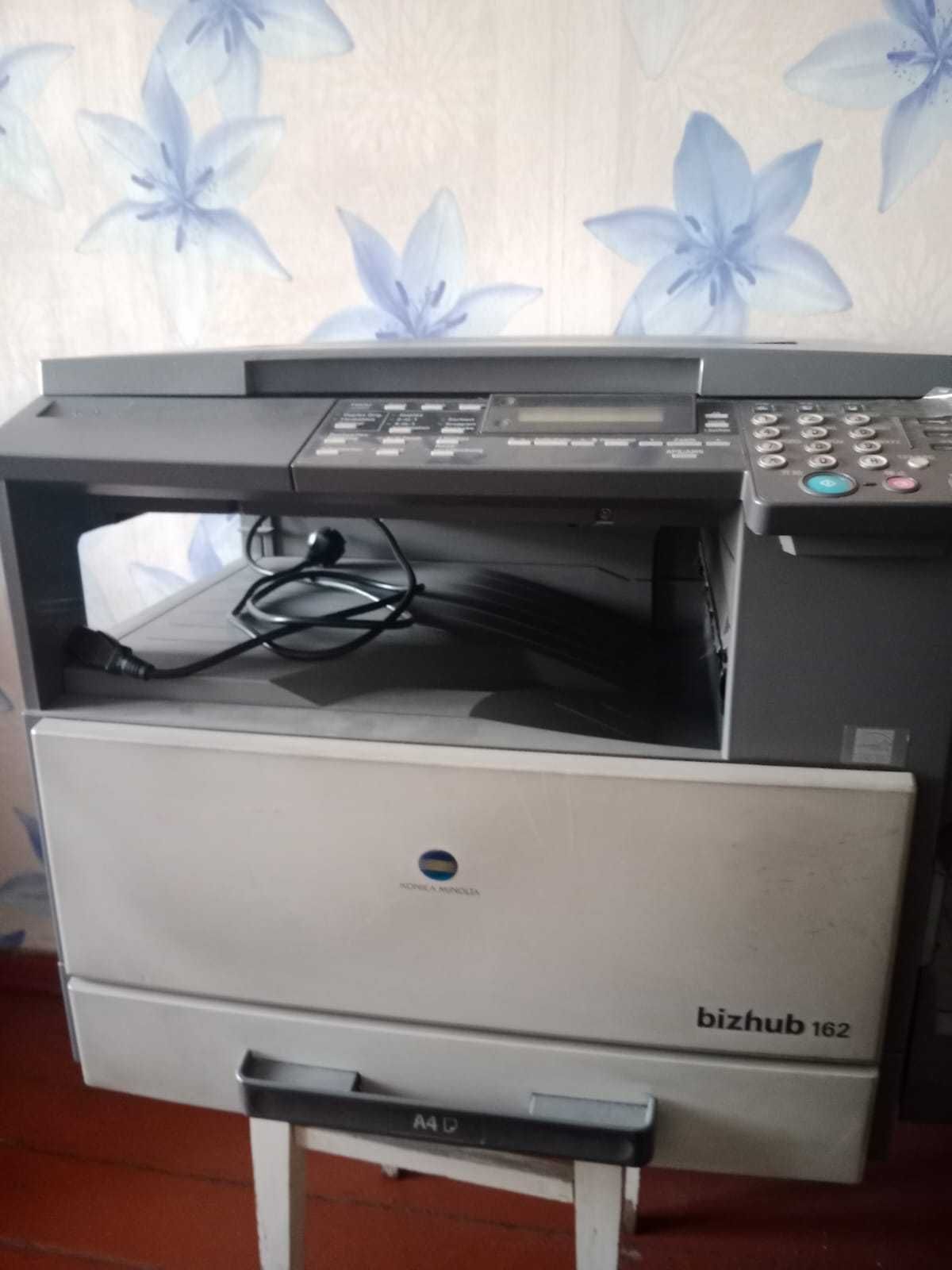 МФУ лазерный bizhub 162 Konica Minolta чёрно-белый