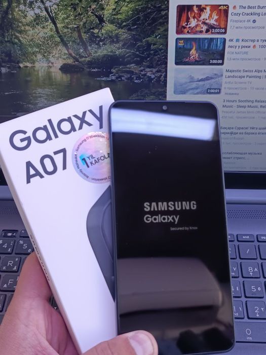 Samsung A 07. 4/128gb yengi