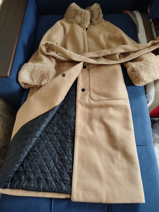 Новое пальто со стеганым подкладом