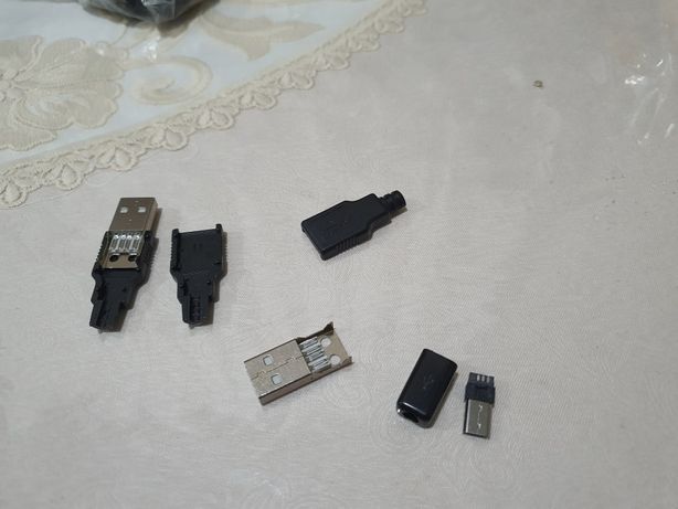 Запасные части штекеров для USB и USB 2. Антенна.