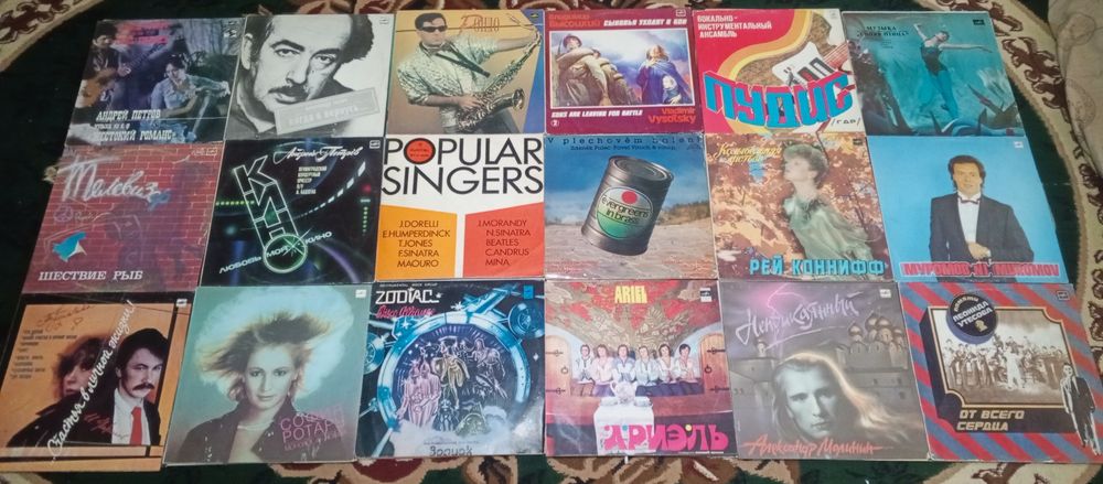 Мировые виниловые пластинки