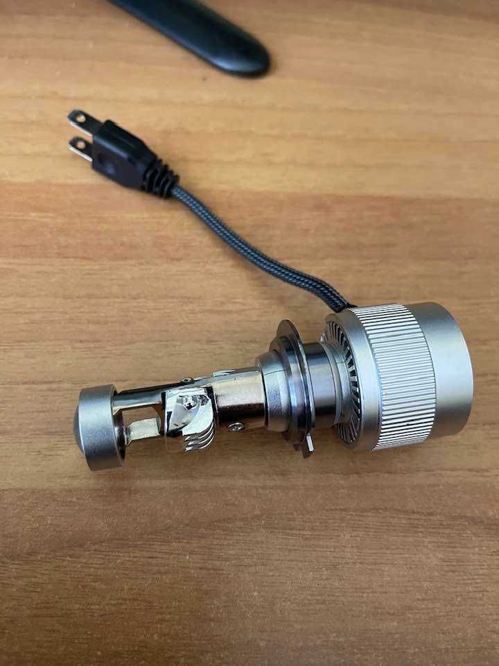 H7 led 6000к -крушки с лупи