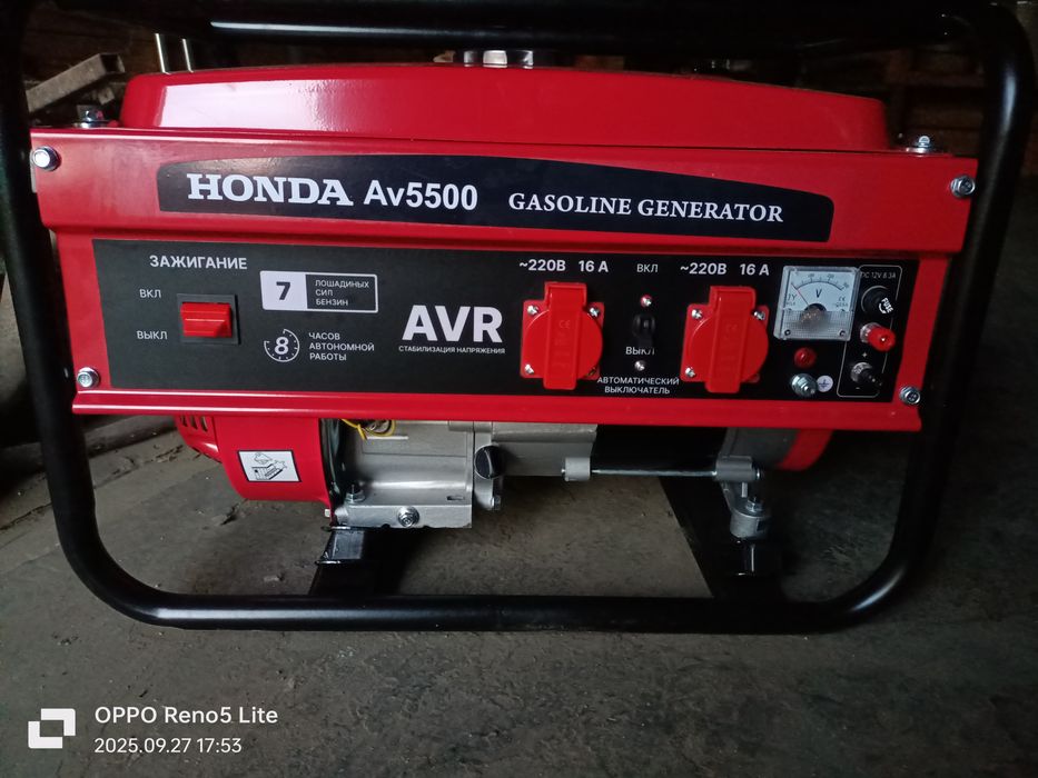 Продам Бензиновый генератор 6 кВт (новый))