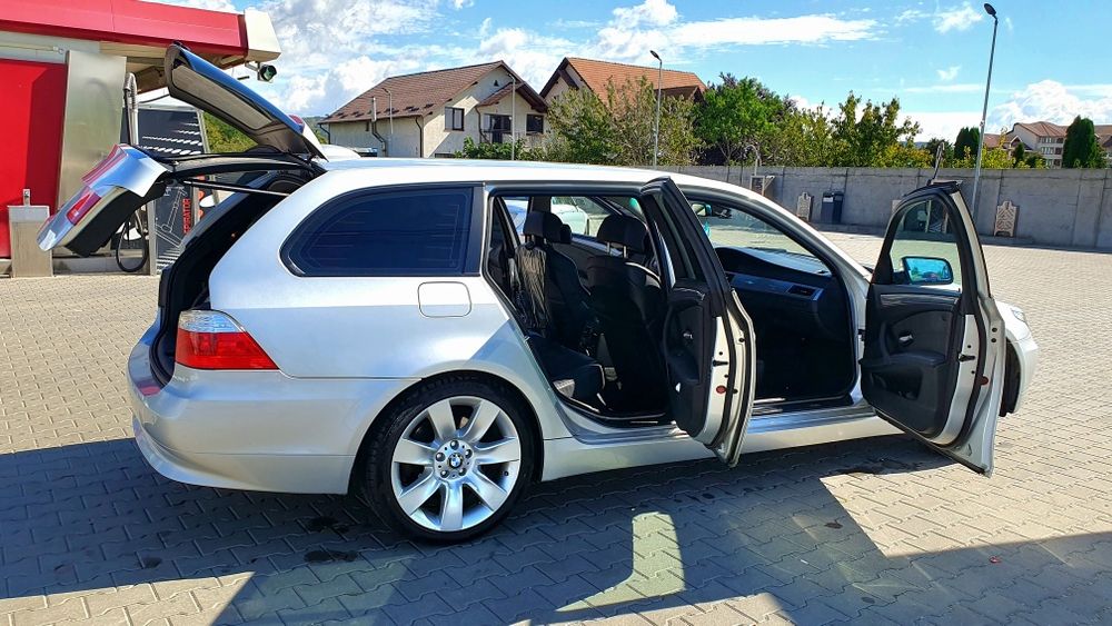BMW e61 lci . Schimb cu rulota